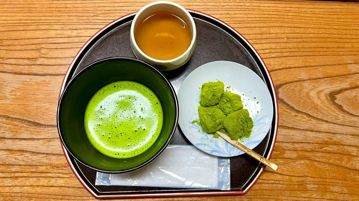 Set de Matcha con Warabi Mochi