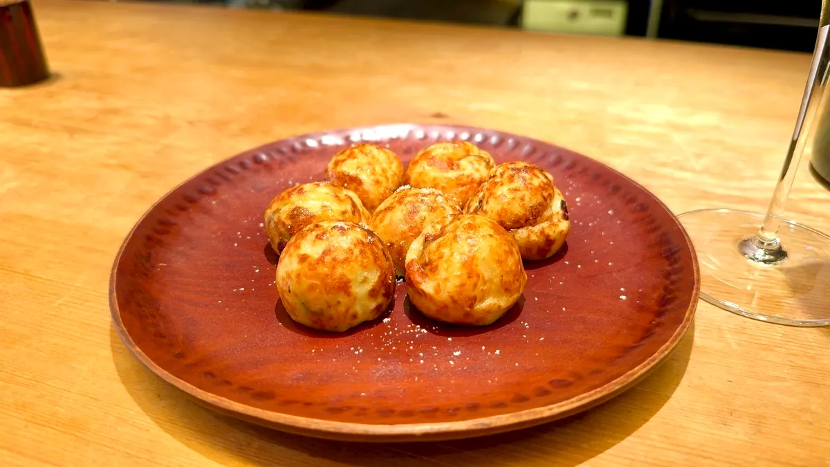 Takoyaki con Sal