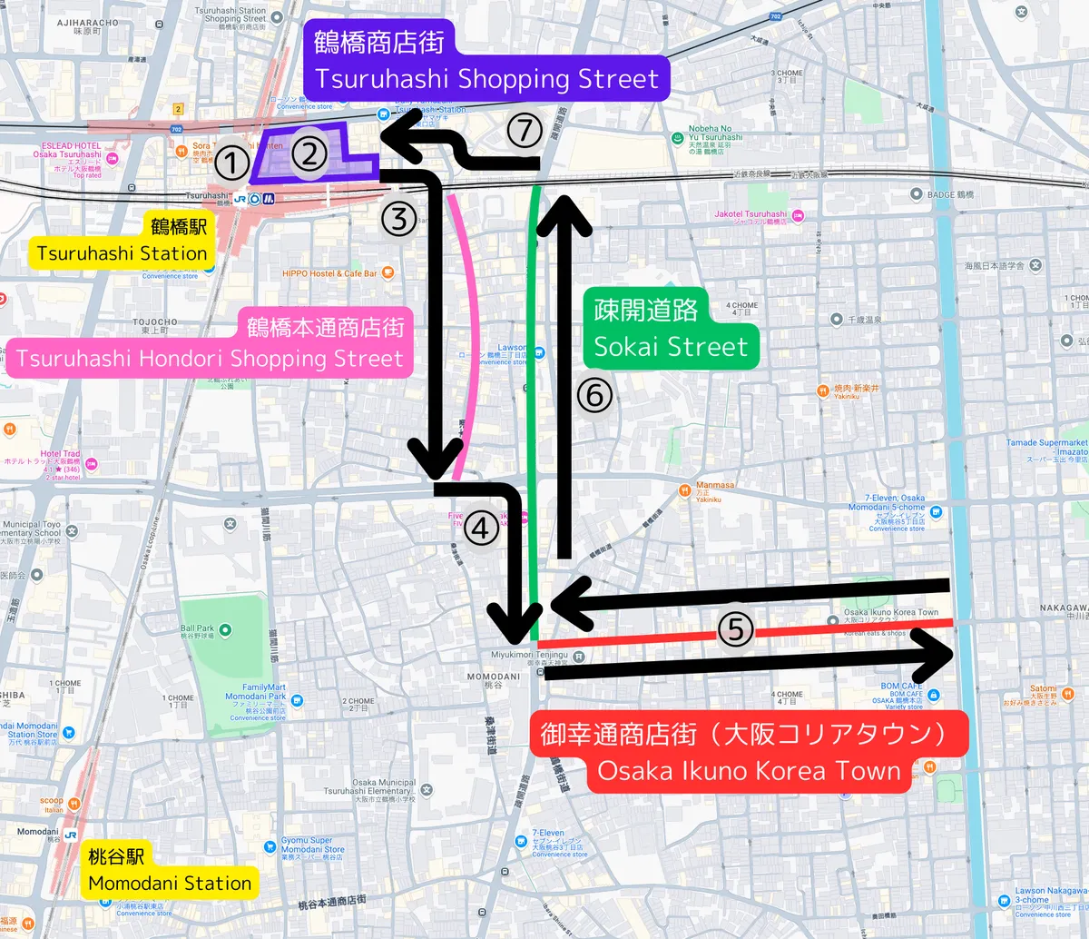 Ruta Recomendada para Explorar el Barrio Coreano