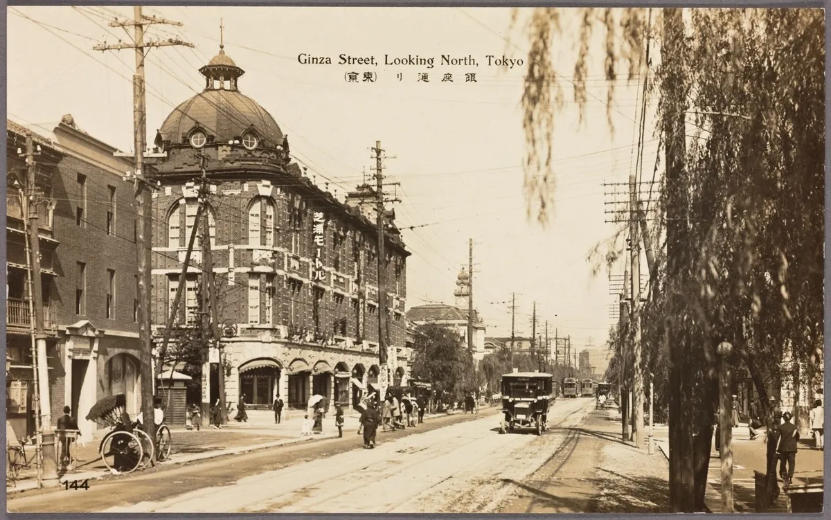 Ginza en 1921