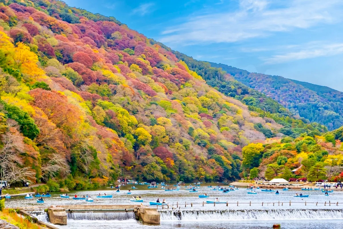 Otoño en el Puente Togetsukyo