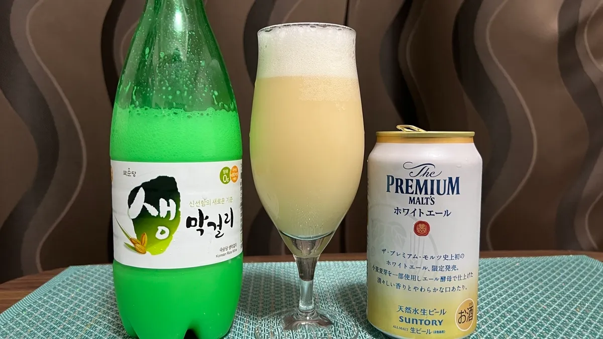 Makgeolli + Premium Malts White Ale