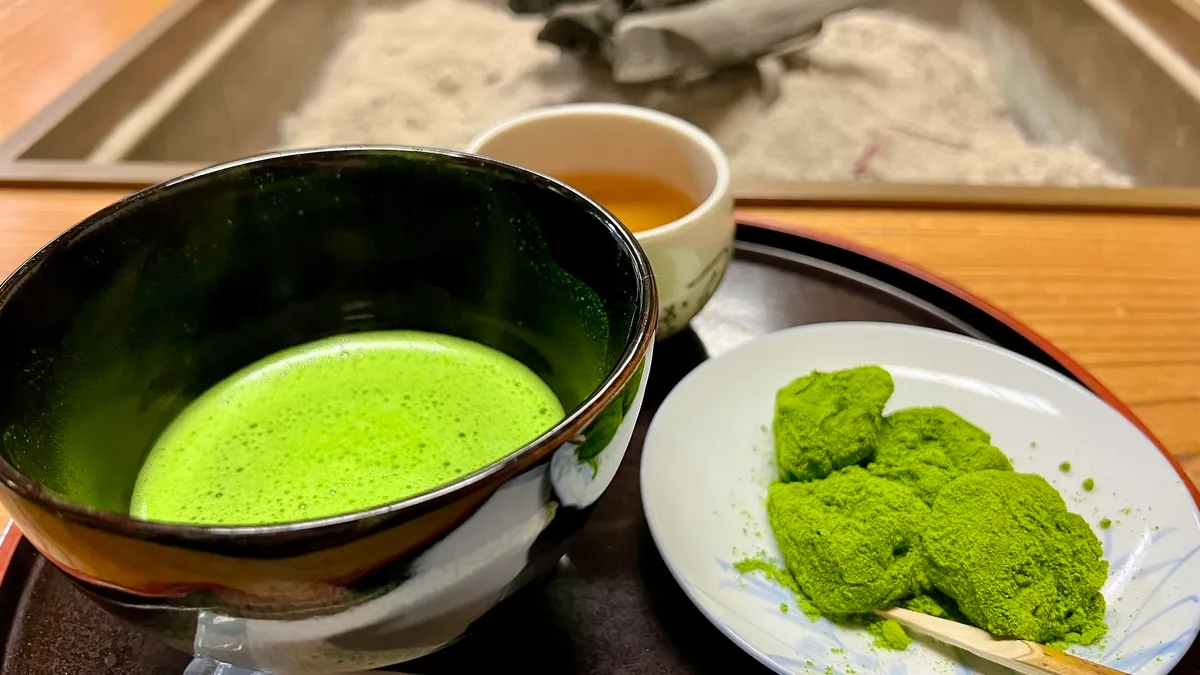 Set de Matcha con Warabi Mochi