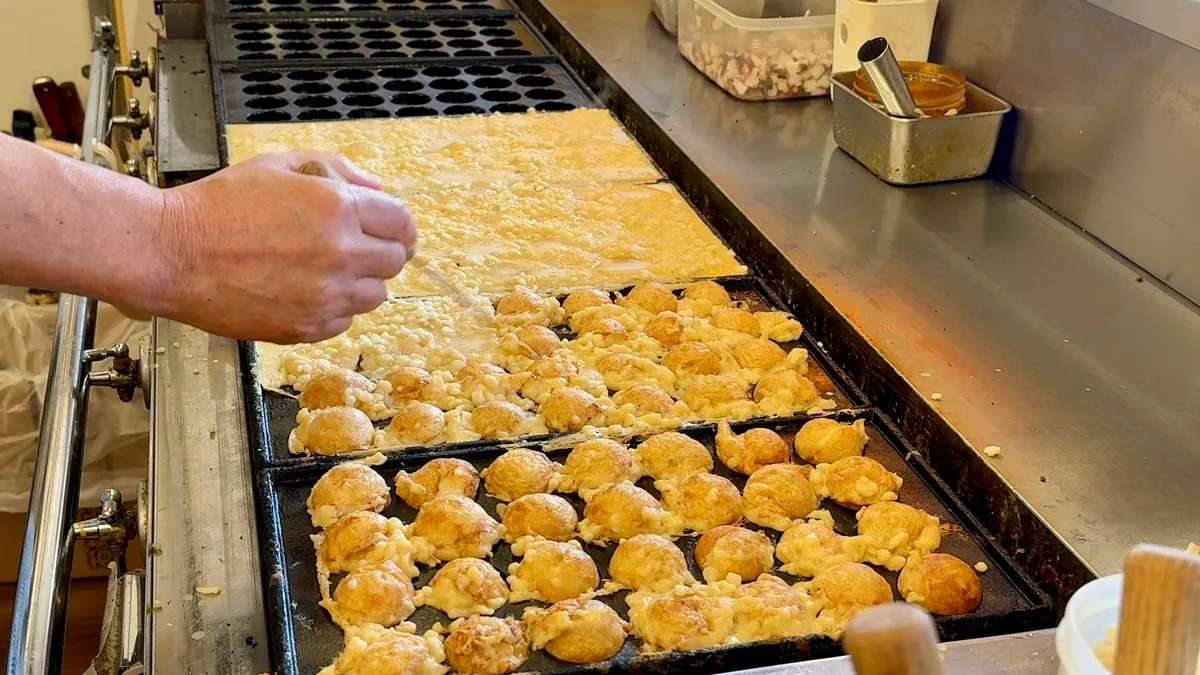 Cocinando Takoyaki