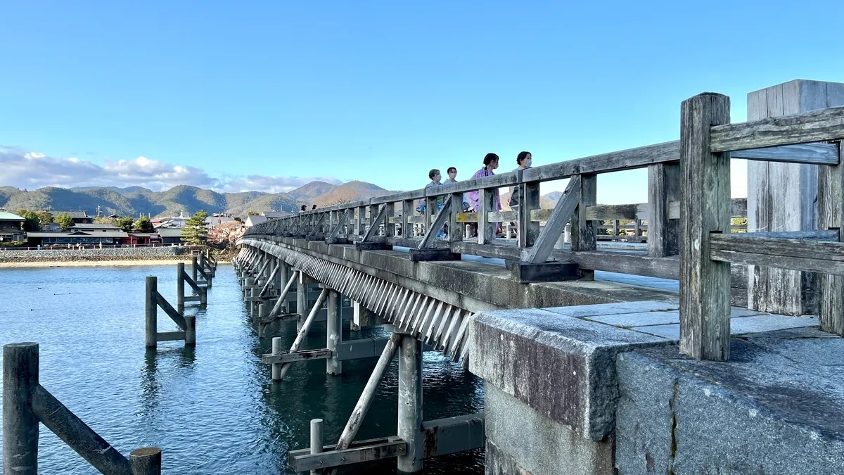 Vista exterior del Puente Togetsukyo