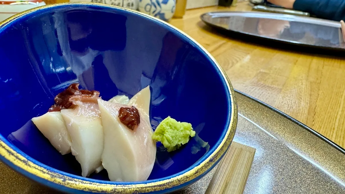 Sashimi de pulpo