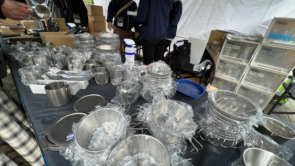 Productos en exhibición