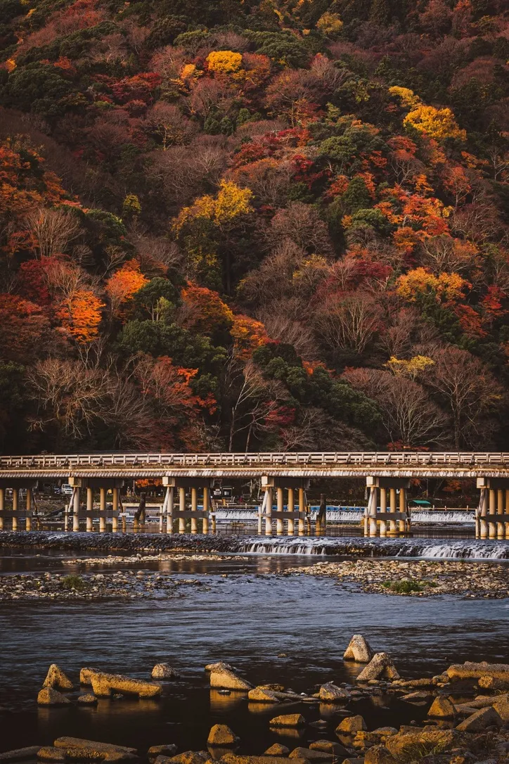 Otoño en el Puente Togetsukyo