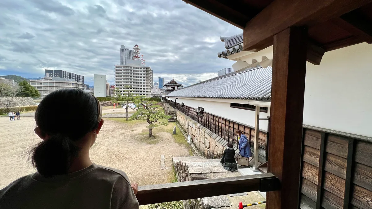 Vista desde la Puerta Omote-Gomon