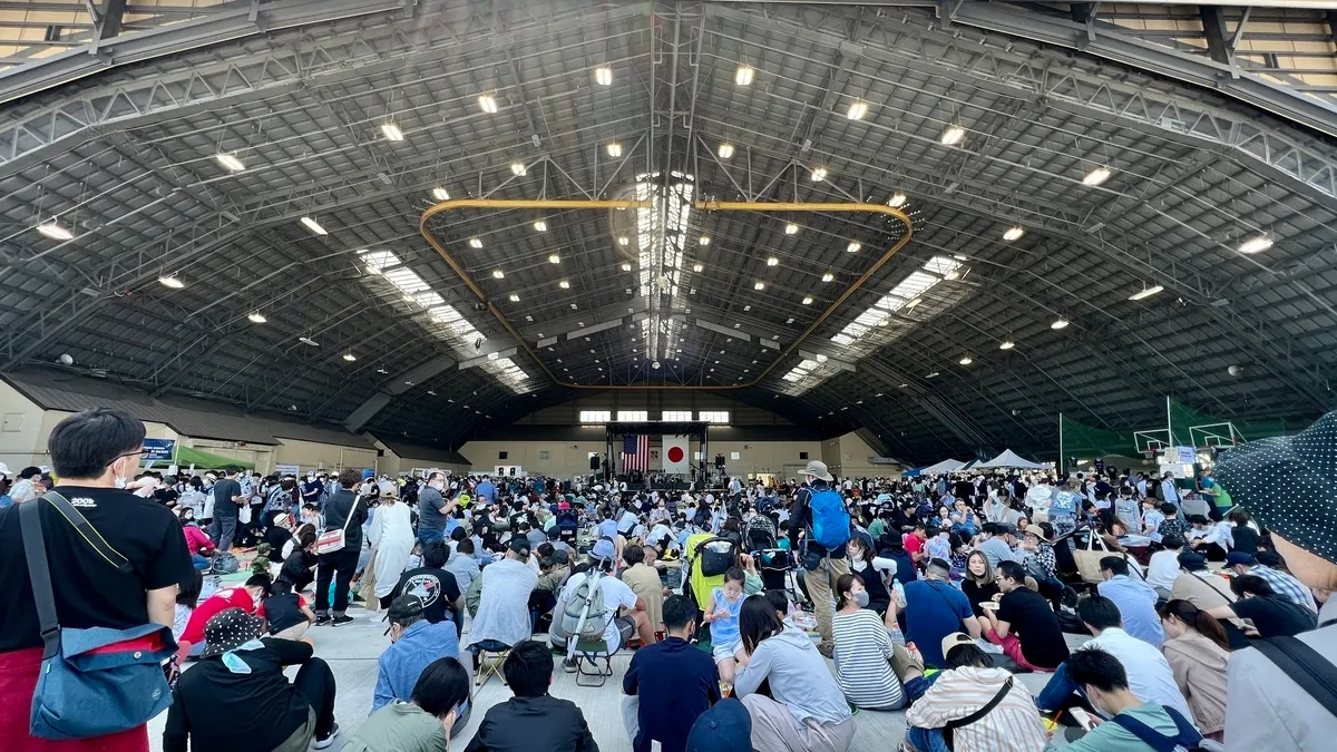 Escenario del hangar