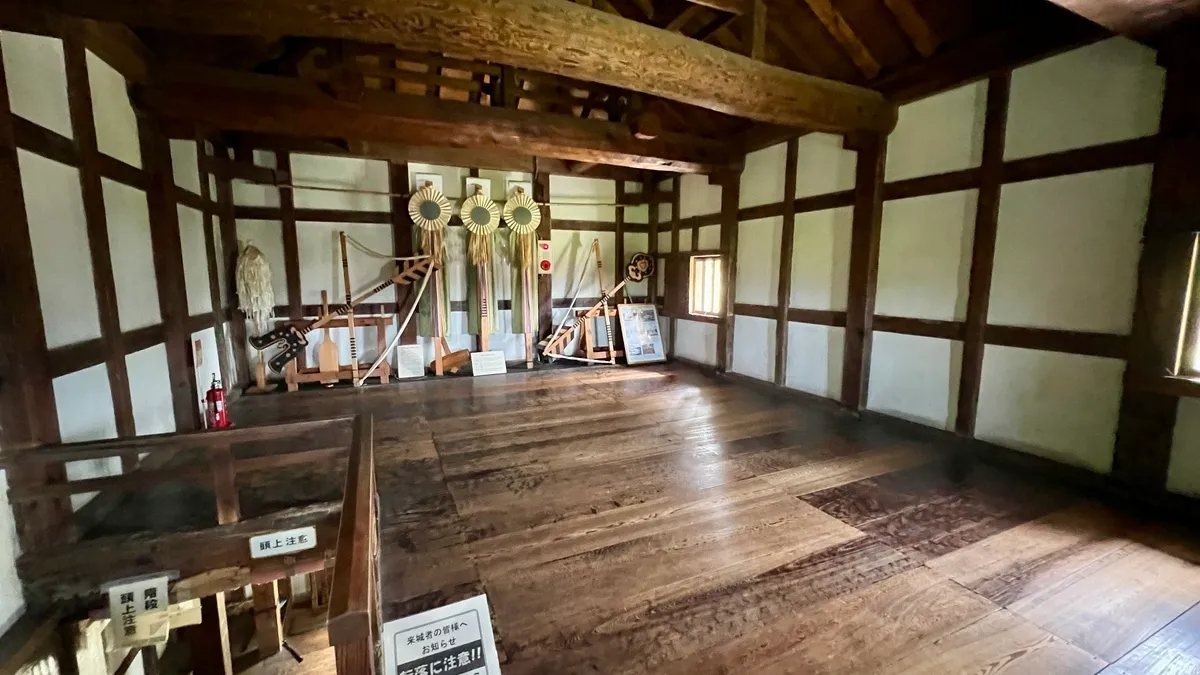 Interior del Antiguo Torreón de Esquina del Ninomaru