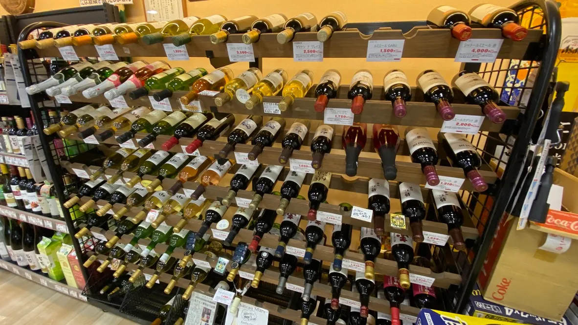 Sección de vinos