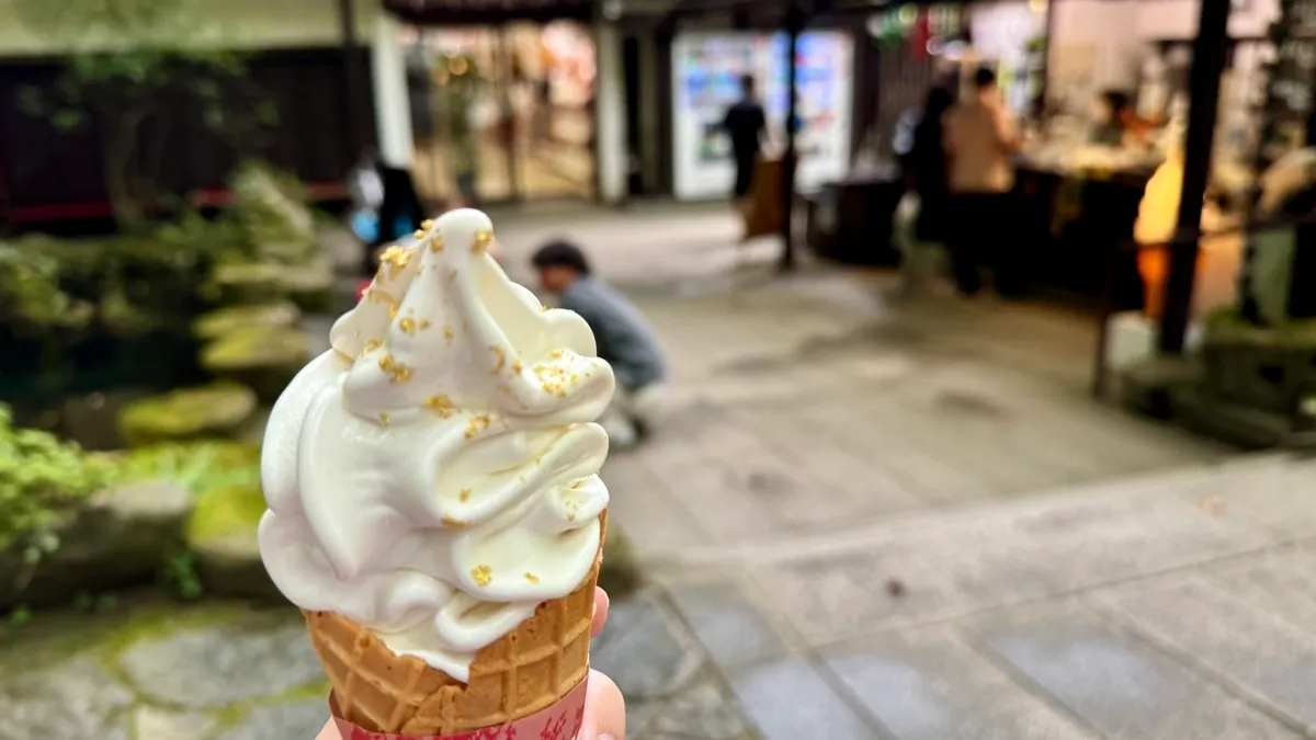 Helado con Hoja de Oro