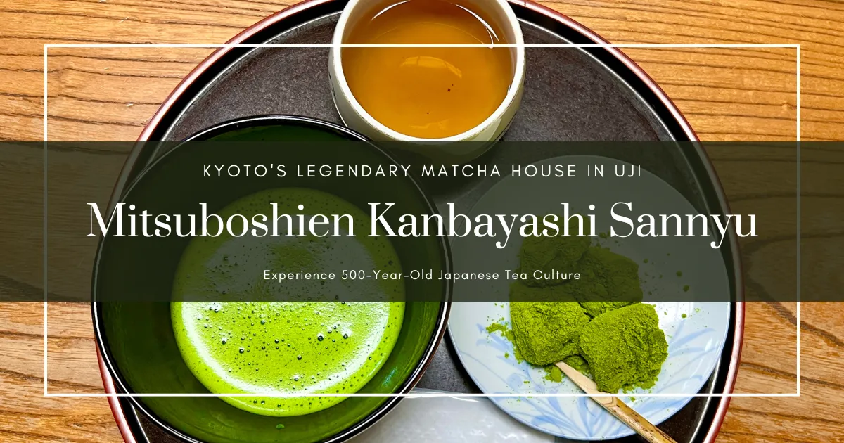 Experimenta 500 años de cultura del té japonés: Mitsuboshien Kanbayashi Sannyu, la legendaria casa de matcha de Kioto en Uji