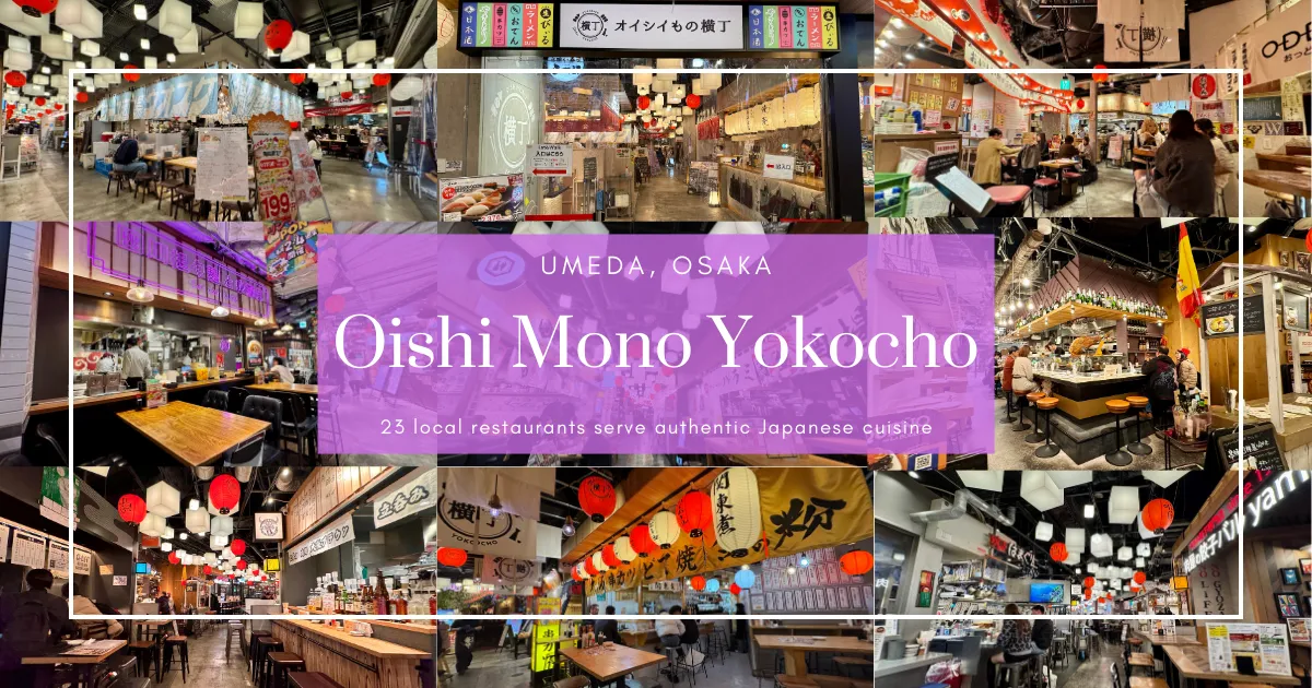 Oishi Mono Yokocho: Guía Definitiva Gastronómica del Nuevo Paraíso Culinario en la Estación Umeda de Osaka